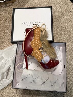 Azalea Wang Shainy Fur Heel